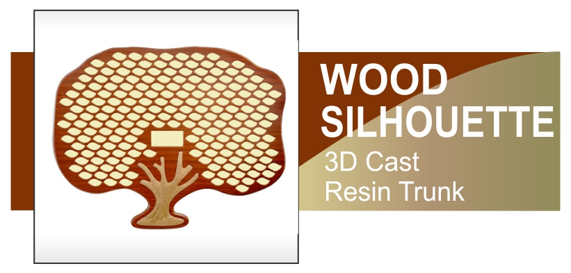 Wood Silhouette Donor Tree Wall Plaque